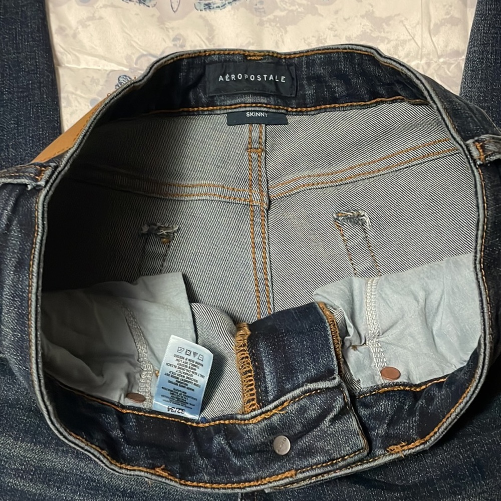 NWOT Men’s Aero Jeans Skinny Size 32x34 - Picture 5 of 10